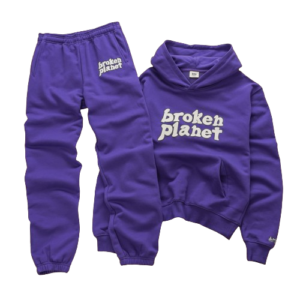 Broken Planet Purple Tracksuit