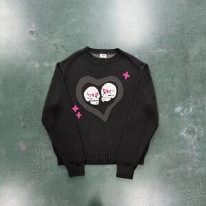 Broken Planet Skull Heart Sweatshirt